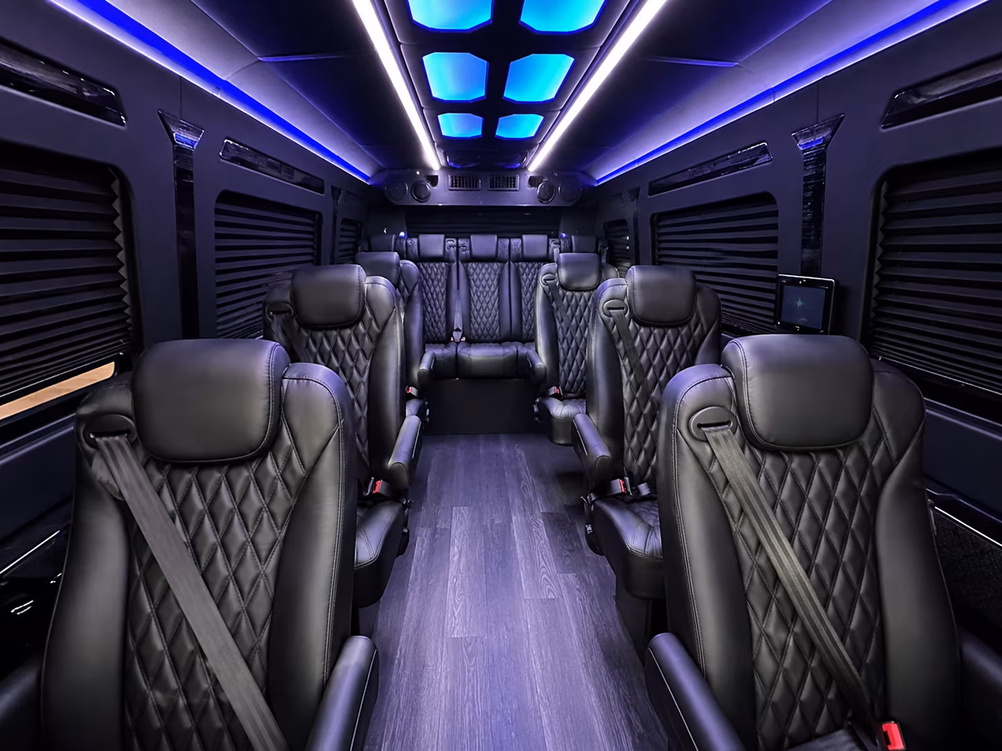provo 15 passenger sprinter van interior