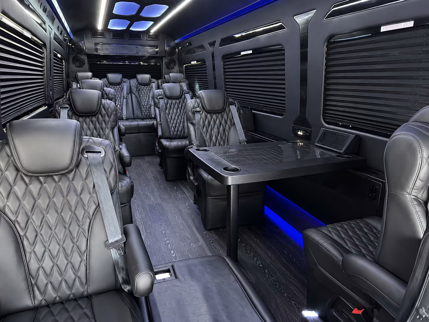 provo 18 passenger sprinter van inside