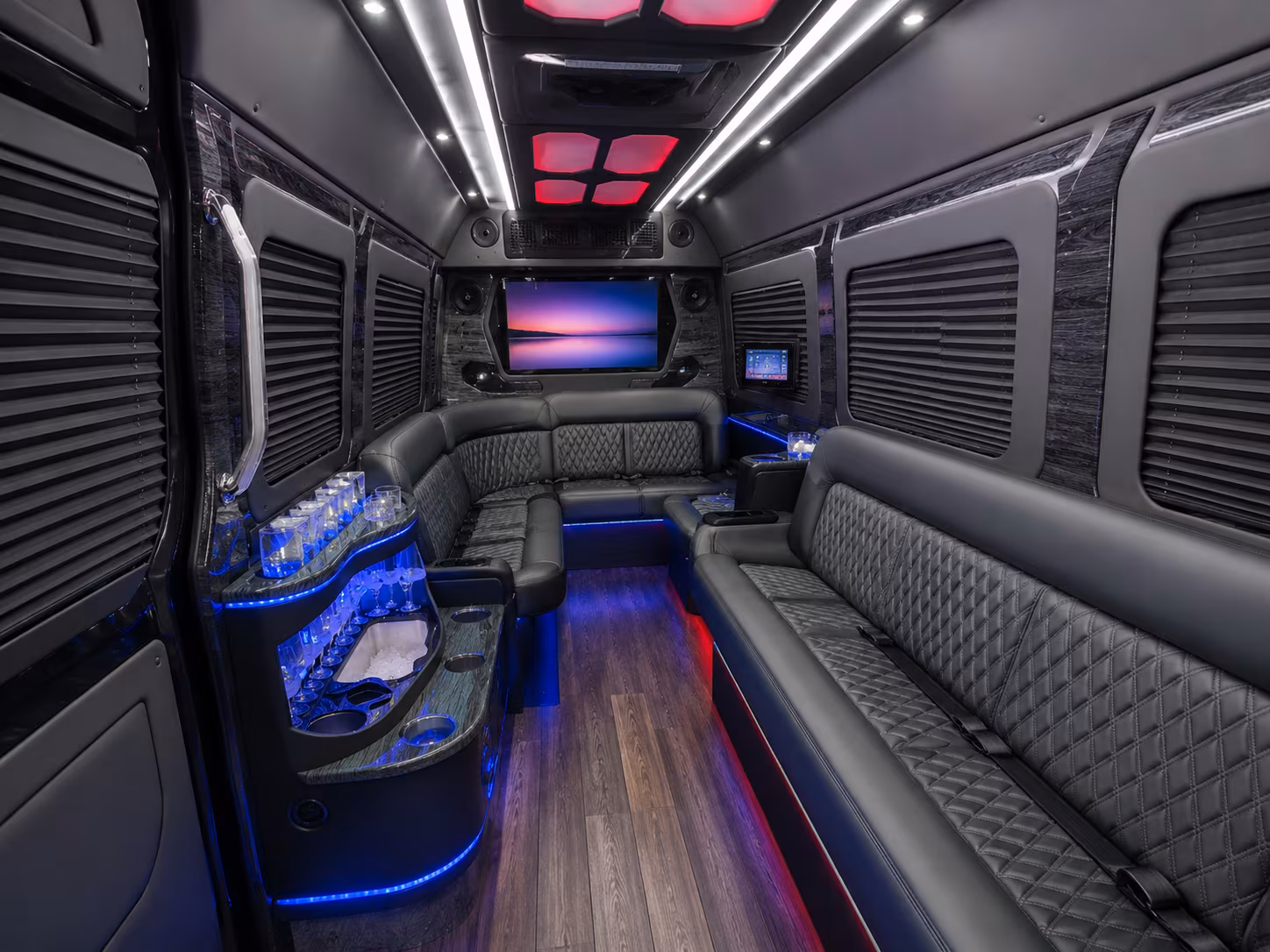 provo sprinter limousine inside